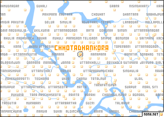 map of Chhota Dhānkora