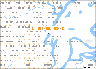 map of Chhota Dighirpār