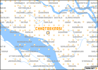 map of Chhota Ekrasi