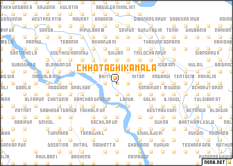 map of Chhota Ghikamala