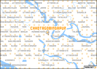 map of Chhota Gobindapur