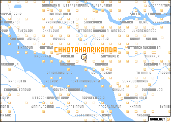 map of Chhota Hānrikānda