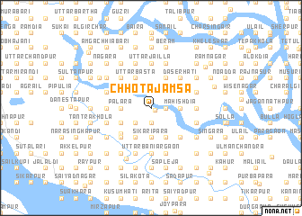 map of Chhota Jāmsa