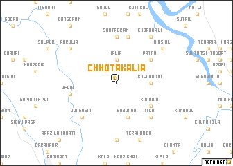 map of Chhota Kālia
