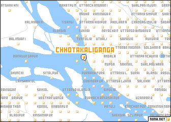 map of Chhota Kāliganga