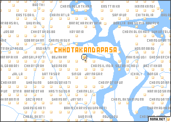 map of Chhota Kāndapāsa