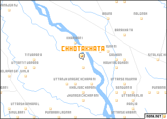 map of Chhota Khāta