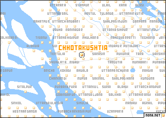 map of Chhota Kushtia