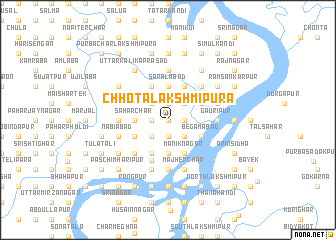 map of Chhota Lakshmipura