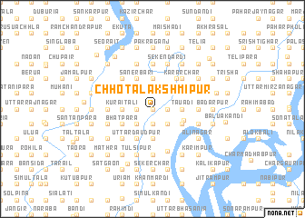 map of Chhota Lakshmipur