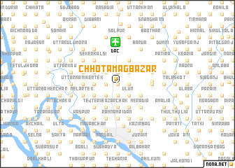 map of Chhota Magbāzār