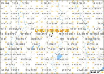 map of Chhota Mahespur