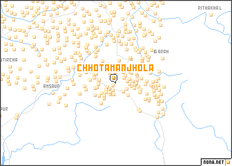 map of Chhota Manjhola