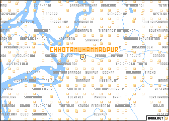 map of Chhota Muhammadpur