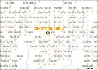 map of Chhota Nilāhāli