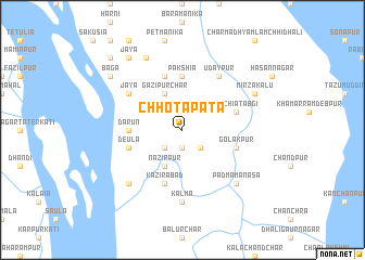 map of Chhota Pāta