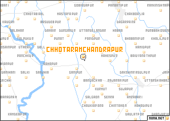 map of Chhota Rāmchandrapur