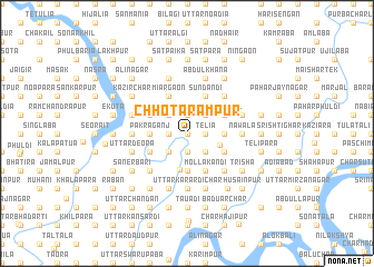 map of Chhota Rāmpur