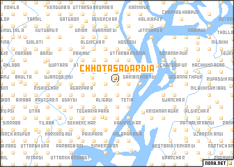 map of Chhota Sādārdia