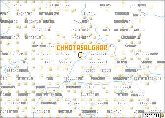 map of Chhota Sālghar