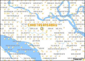 map of Chhota Sansābād