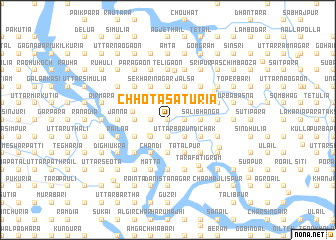 map of Chhota Sāturia