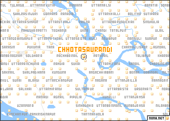 map of Chhota Saurandi