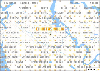 map of Chhota Simulia
