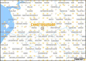 map of Chhota Sundar