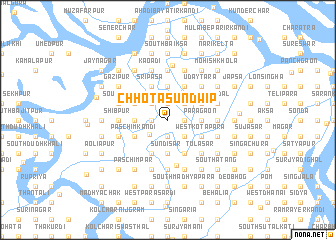 map of Chhota Sundwip