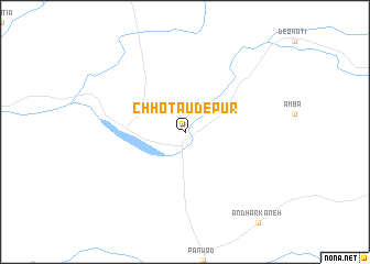 map of Chhota Udepur