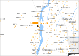 map of Chhotiwāla