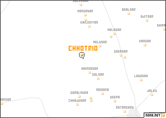 map of Chhotrio