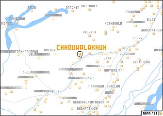 map of Chhouwāla Khūh