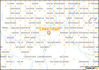 map of Chhutipur