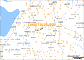 map of Chhuttal Rājpar