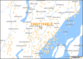 map of Chhuttewāla