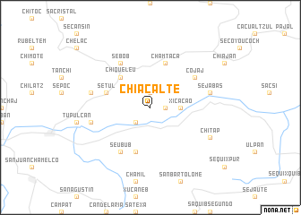 map of Chiacalté