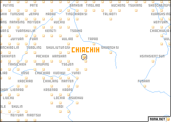 map of Chia-chih