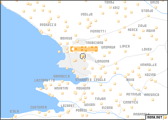 map of Chiadino