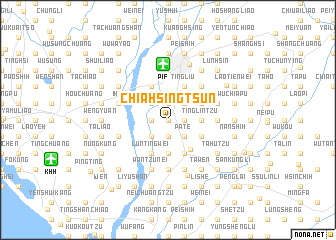 map of Chia-hsing-ts\