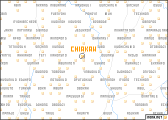 map of Chiakaw