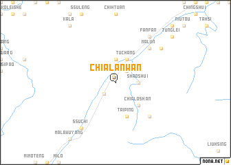 map of Chia-lan-wan