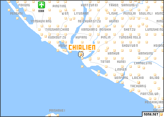 map of Chia-lien