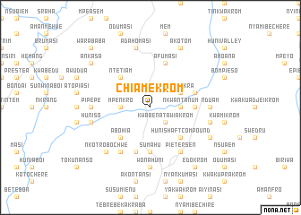 map of Chiamekrom