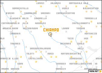 map of Chiampo