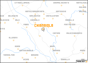 map of Chianaiola