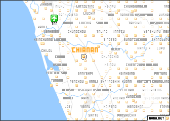 map of Chia-nan