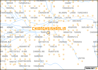 map of Chiang-hsi-shan-lin