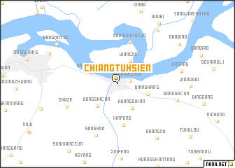 map of Chiang-tu Hsien